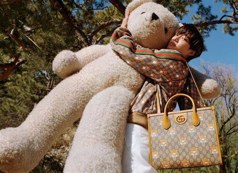 kai gucci collaboration|kai and gucci teddy bear.